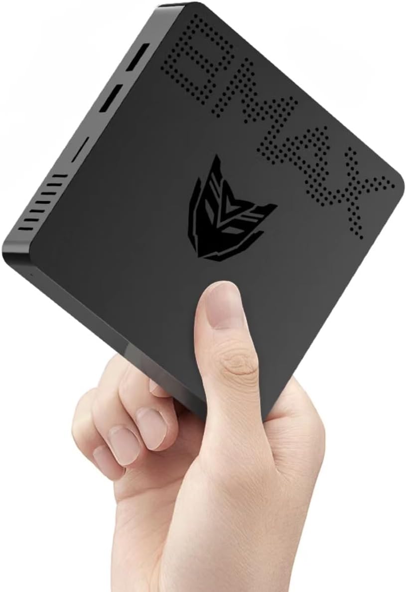 Bmax Mini PC B1 Pro 8 GB LPDDR4 /128 GB eMMC, Intel Gemini Lake N4000 (hasta 2.6 GHz), compatible con expansión SSD M.2 de 512 GB/2 TB, WiFi dual BT4.2 de 2.4G/5G, 4K Dual Display Micro Computadora